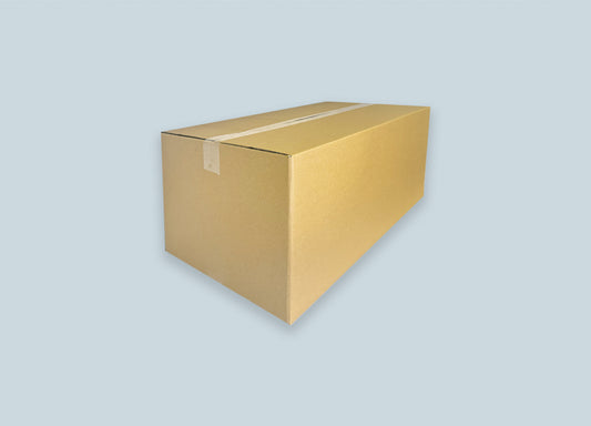 RSC Corrugated Box Perspective View Closed