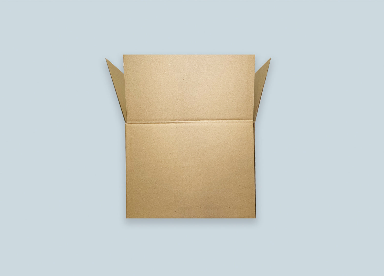 RSC Corrugated Box Side View Open