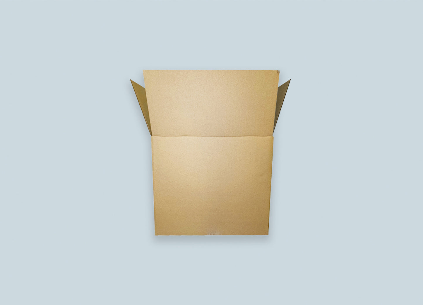 RSC Corrugated Box Side View Open