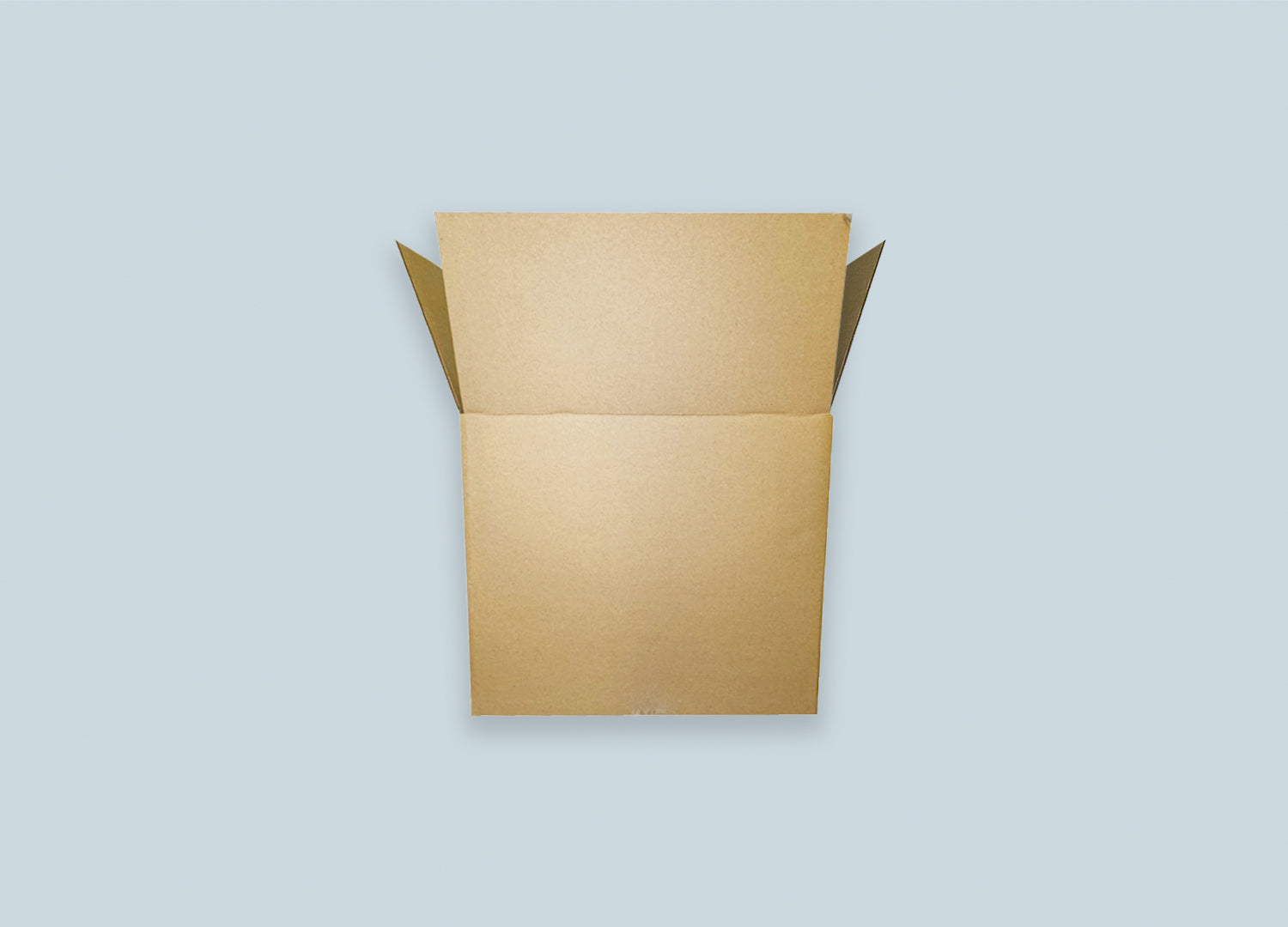 RSC Corrugated Box Side View Open