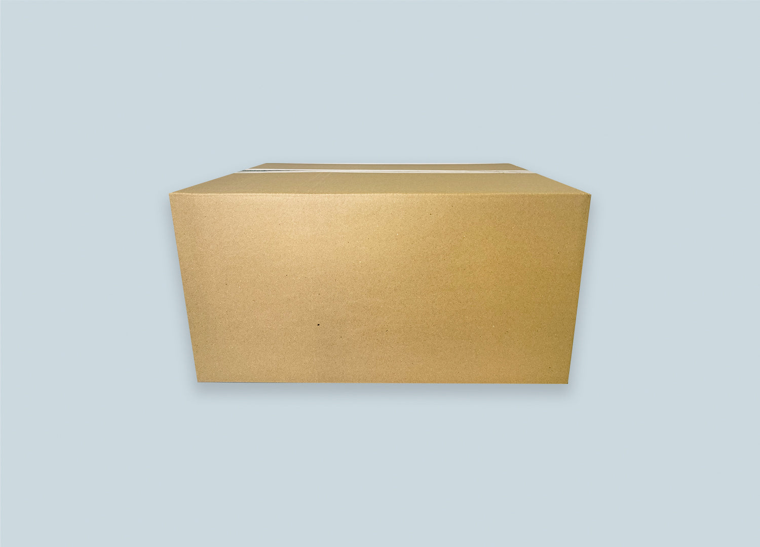 RSC Corrugated Box Front View Closed