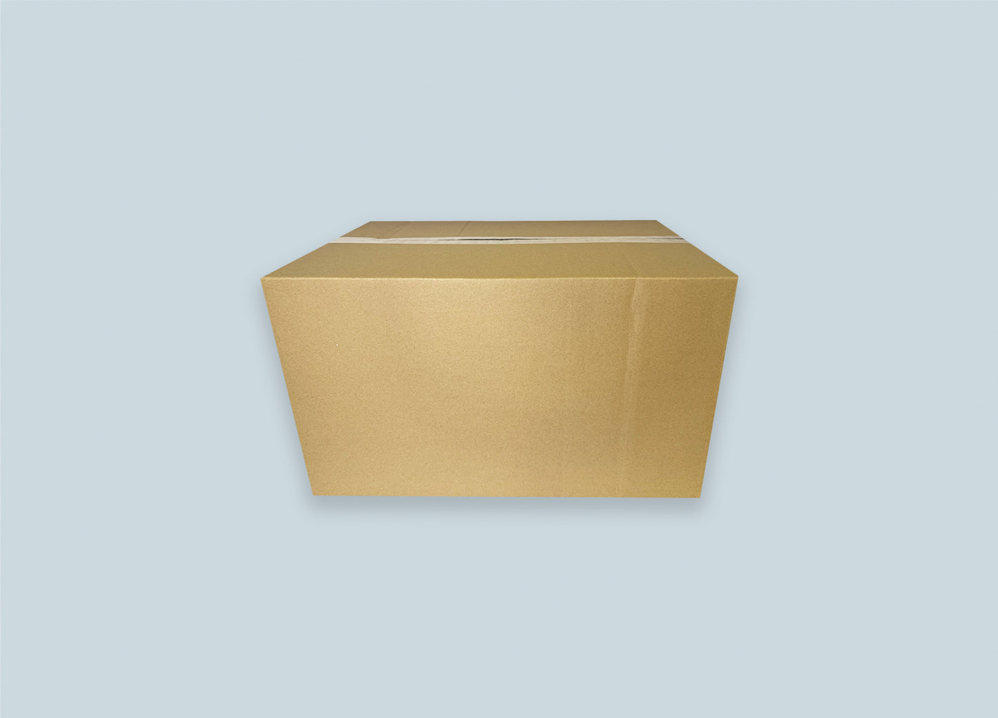 RSC Corrugated Box Front View Closed