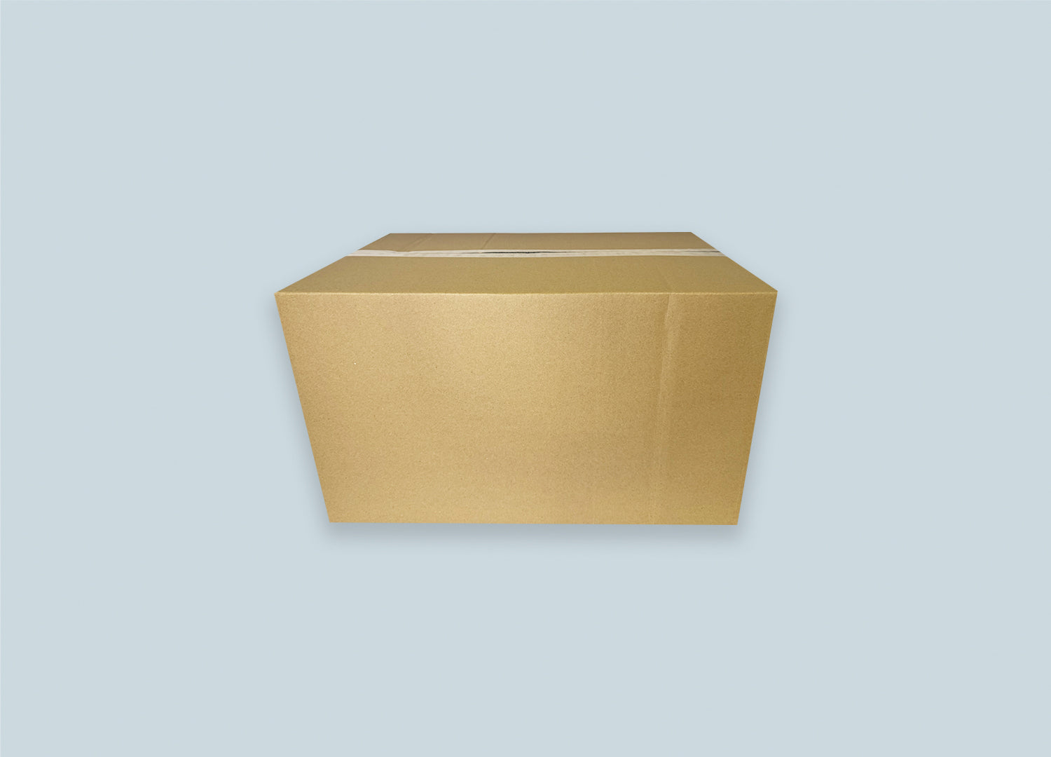 RSC Corrugated Box Front View Closed