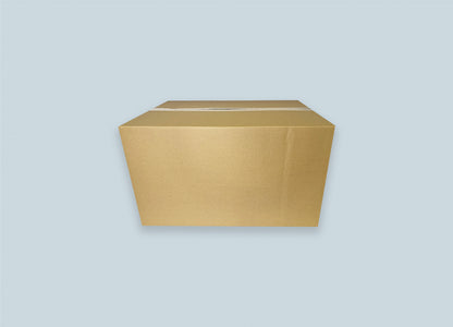 RSC Corrugated Box Front View Closed